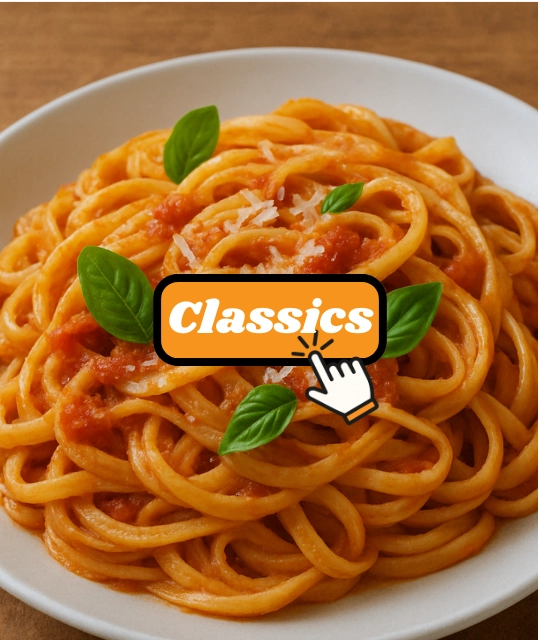 Timeless pasta recipes passed down through generations — from lasagna to spaghetti carbonara, these dishes celebrate the roots of Italian home cooking.