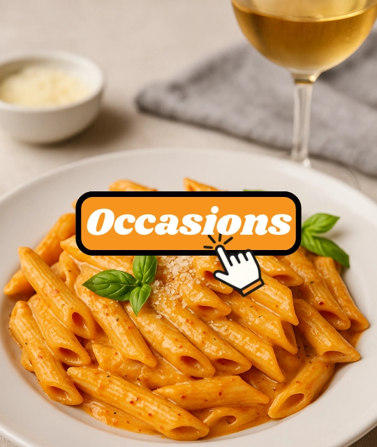 Elegant and festive pasta recipes made to impress — ideal for holidays, romantic dinners, or gatherings with family and friends.