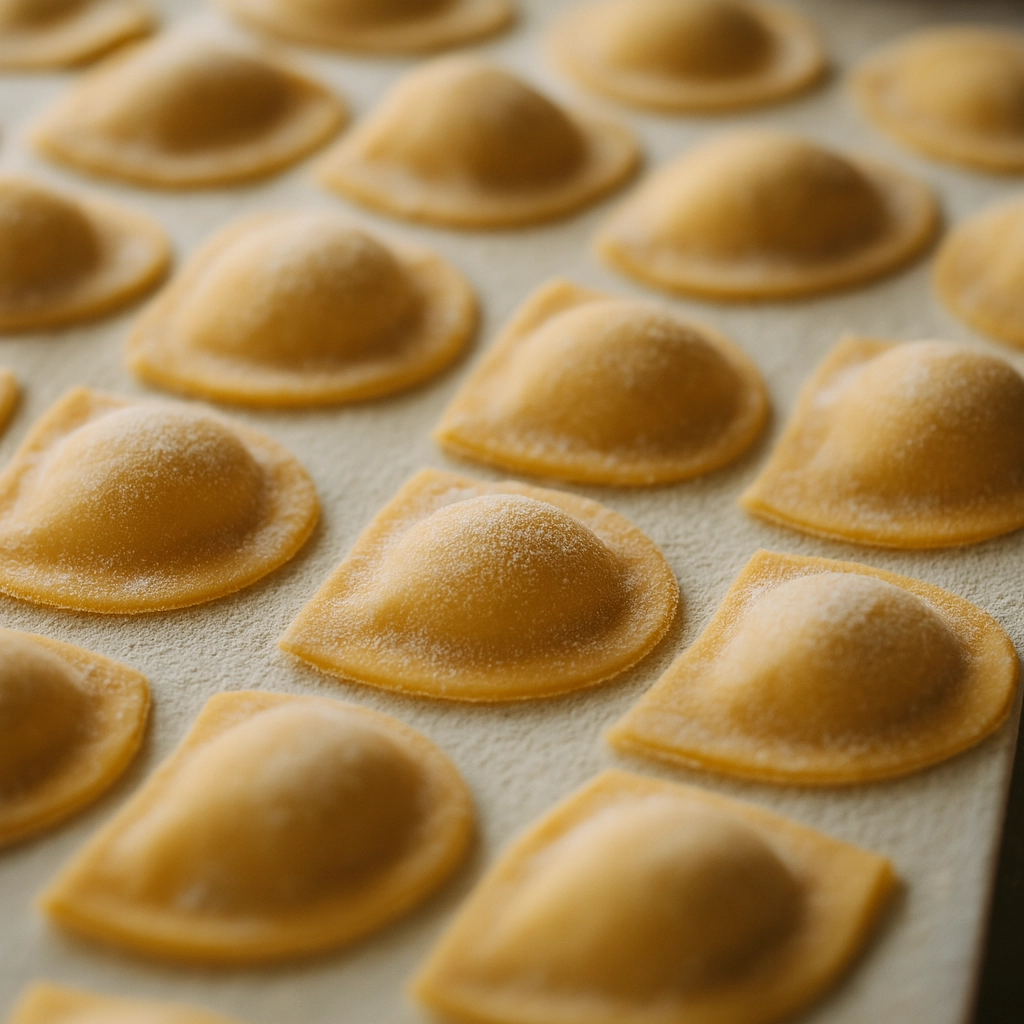 Easy Mezzaluna Pasta Recipe Mezzaluna Pasta Recipe with homemade half-moon stuffed pasta