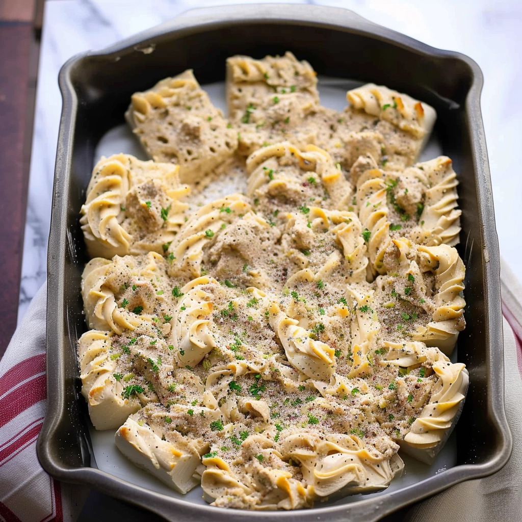 crockpot garlic parmesan chicken pasta
