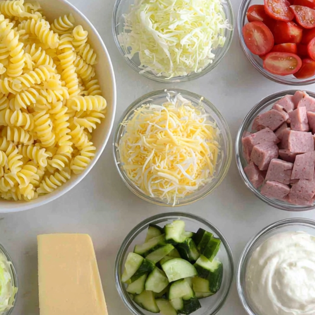 grinder-pasta-salad-meal-prep.jpg Grinder Pasta Salad packed in meal prep containers