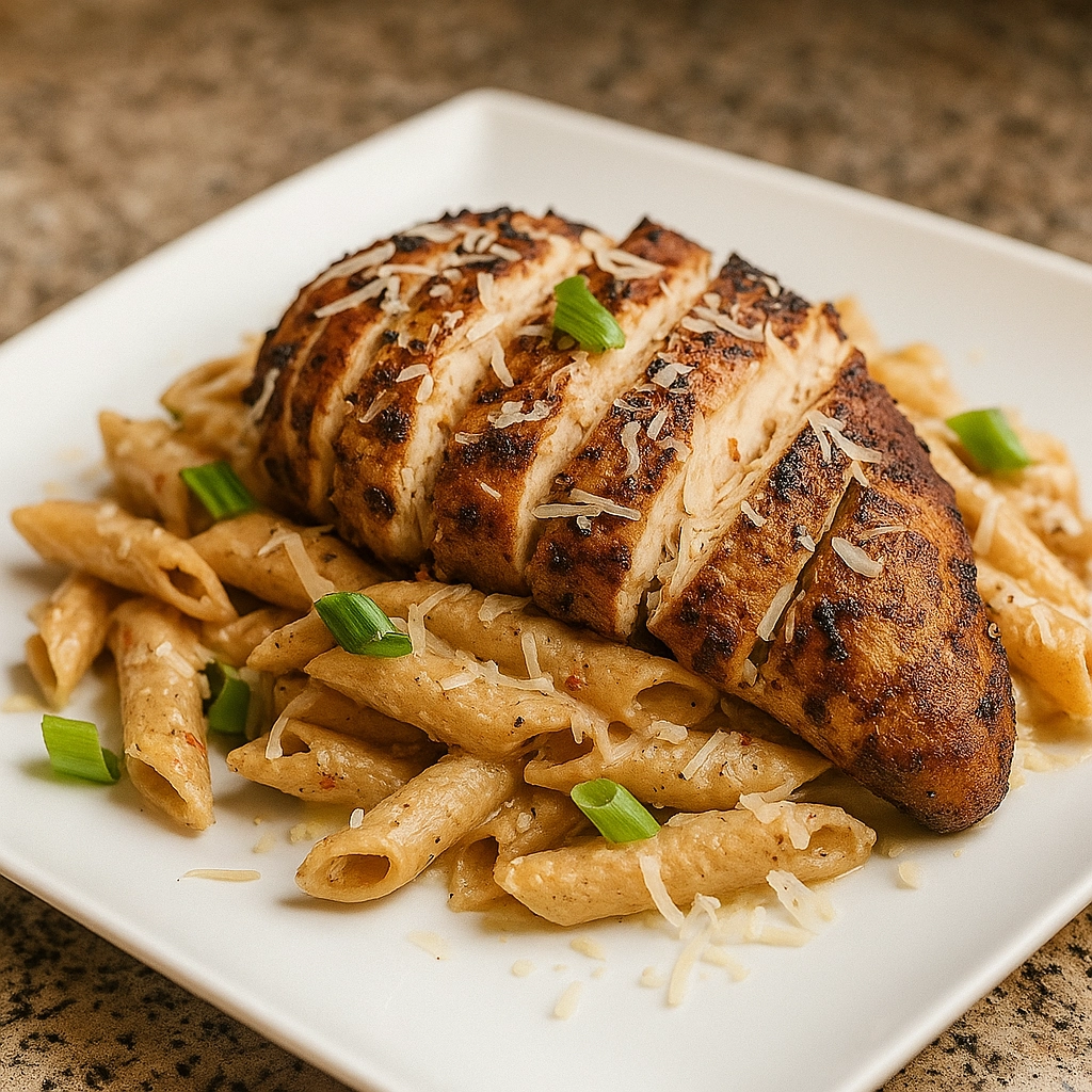 Ingredients for jerk chicken Rasta pasta