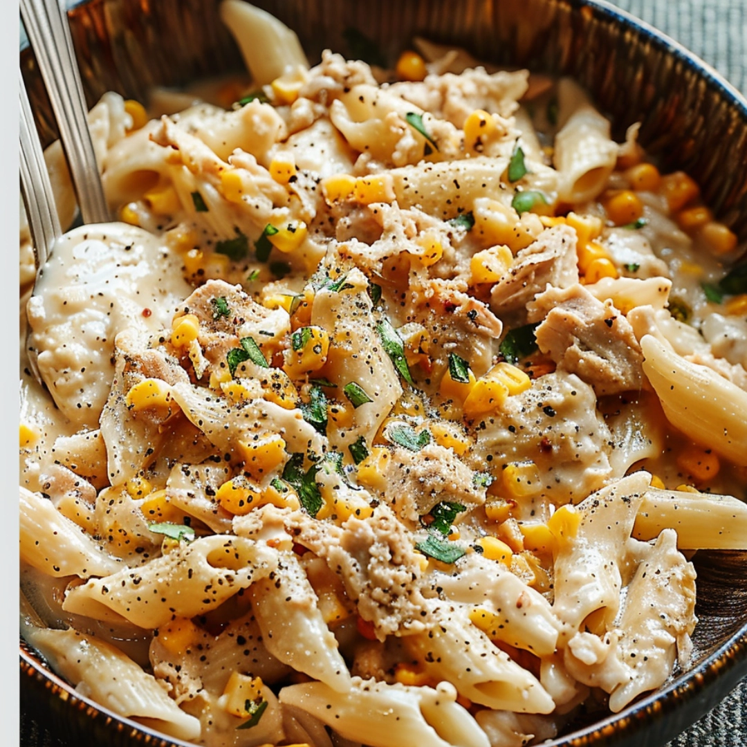 Mexican Street Corn Pasta Salad served fresh
