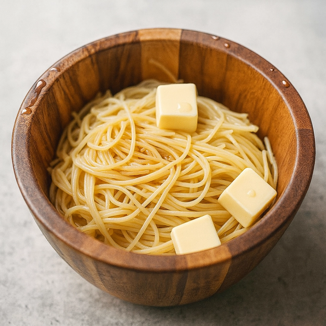 Step-by-step Million Dollar Spaghetti with chicken assembly