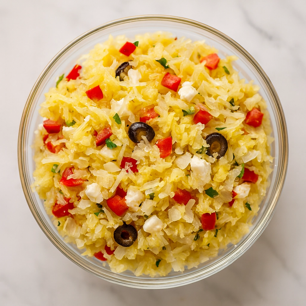 Step-by-step spaghetti squash recipe baked and shredded