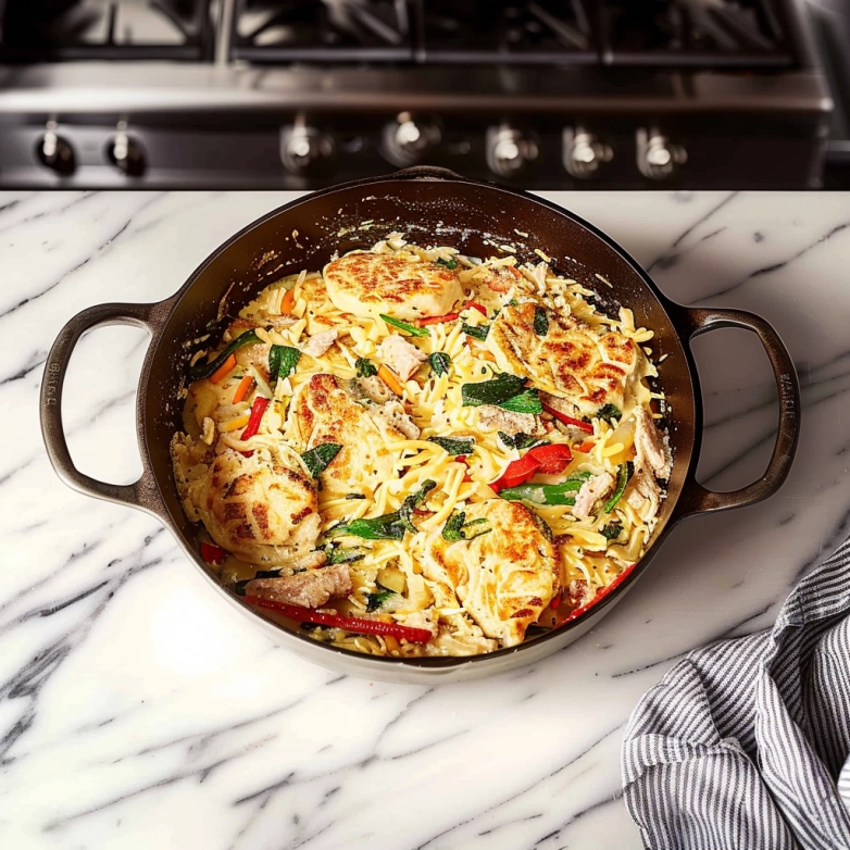 Tuscan Chicken and Spaghetti Squash – Creamy Low-Carb Comfort Food Tuscan Chicken and Spaghetti Squash creamy low-carb dinner