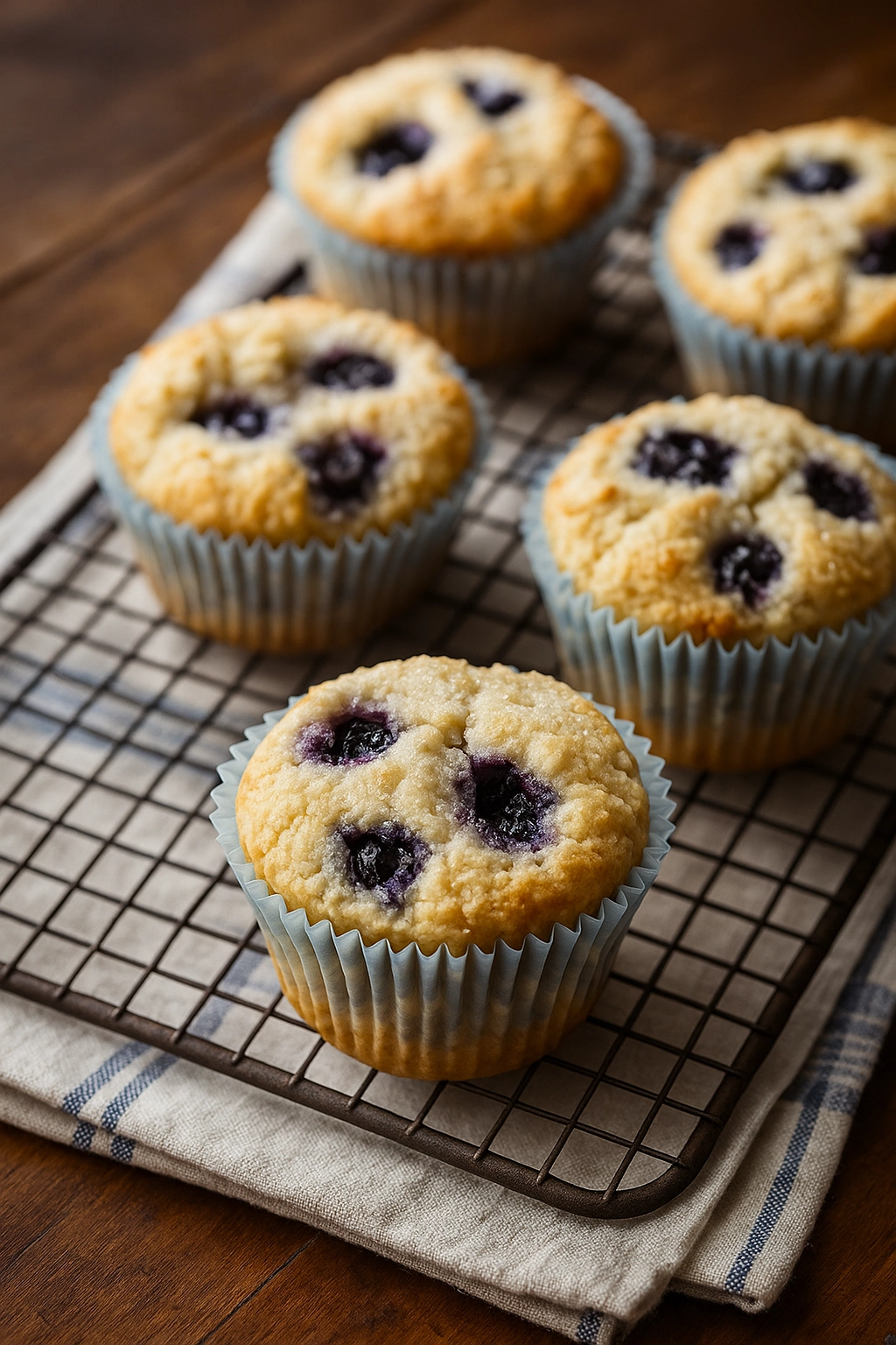 Moist gluten-free blueberry muffins with almond flour option Moist gluten-free blueberry muffins with almond flour option