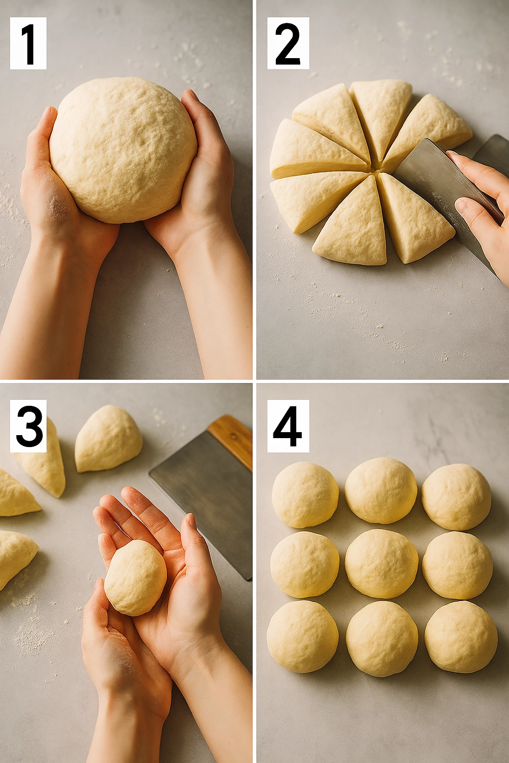 Step-by-step process of cooking gluten-free naan in a skillet Step-by-step process of cooking gluten-free naan in a skillet