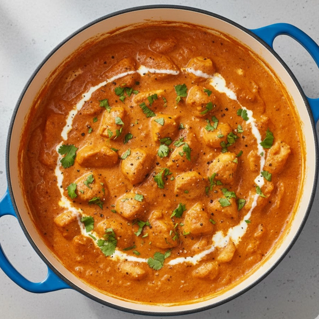 Creamy, rich, restaurant-quality Homemade Butter Chicken served with fluffy Basmati rice.