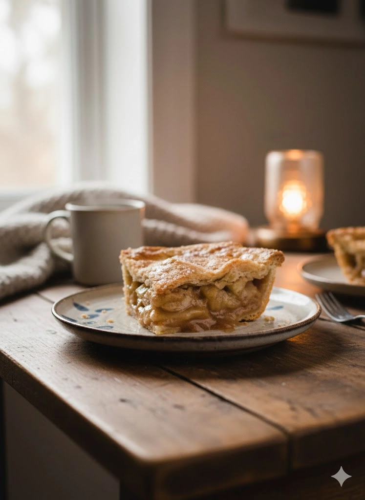 Beautifully baked classic apple pie recipe with a golden lattice crust.