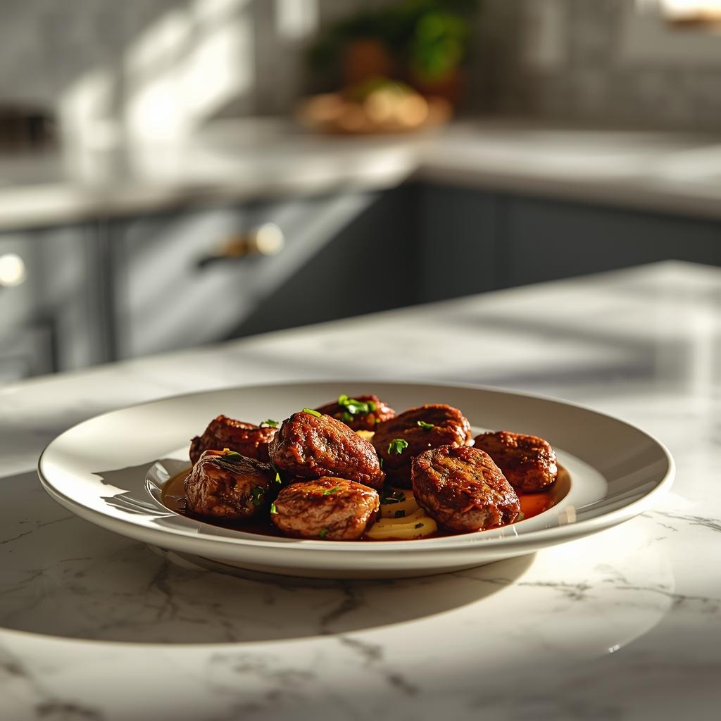 Blackened Cajun steak tips