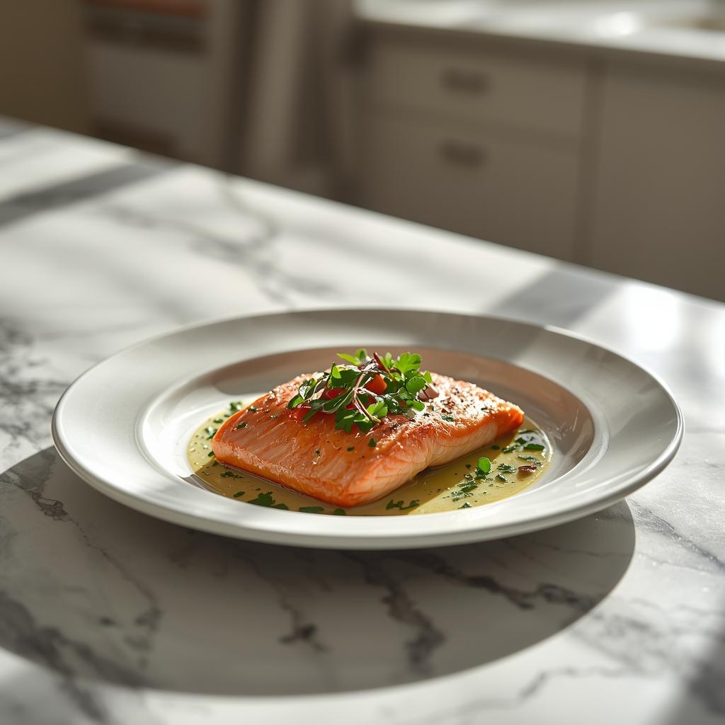 lemon garlic sheet pan salmon