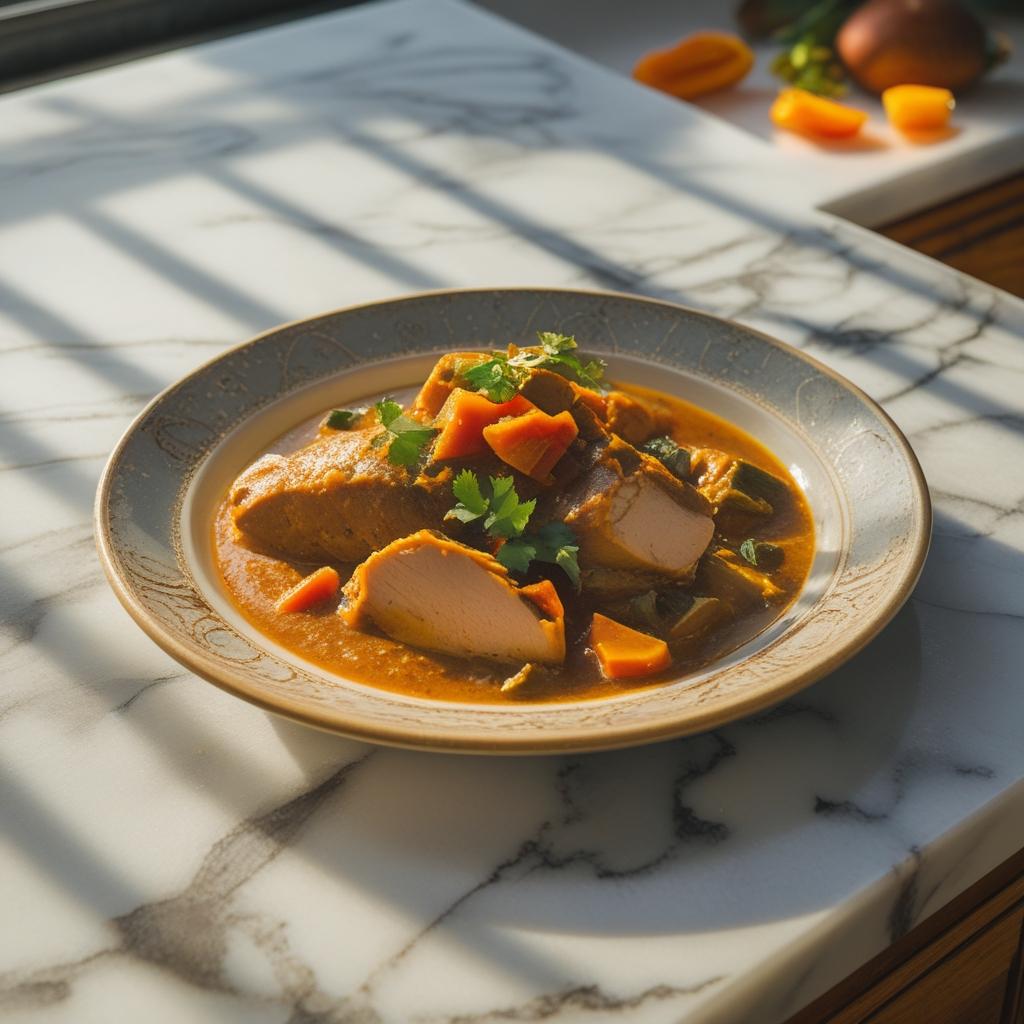 easy slow cooker turkey curry