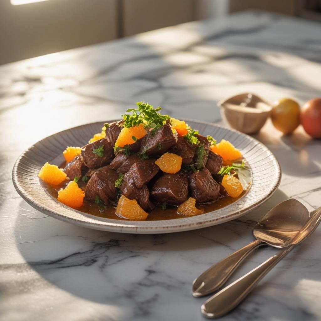 easy slow cooker orange cinnamon beef recipe