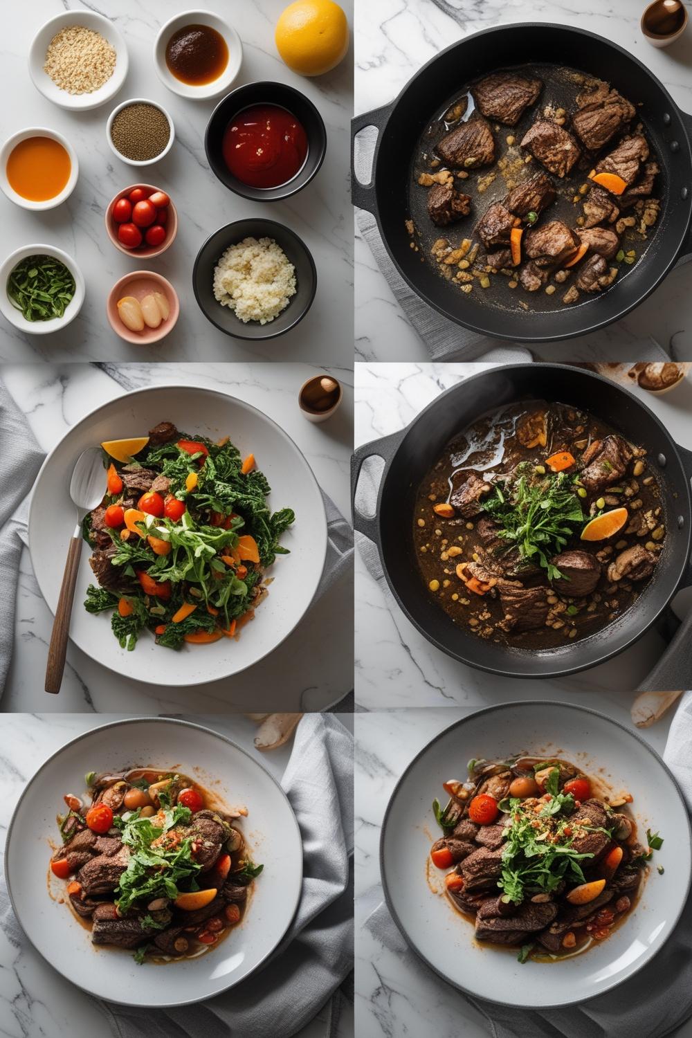 Cooking Steps for Slow cooker cinnamon & orange beef