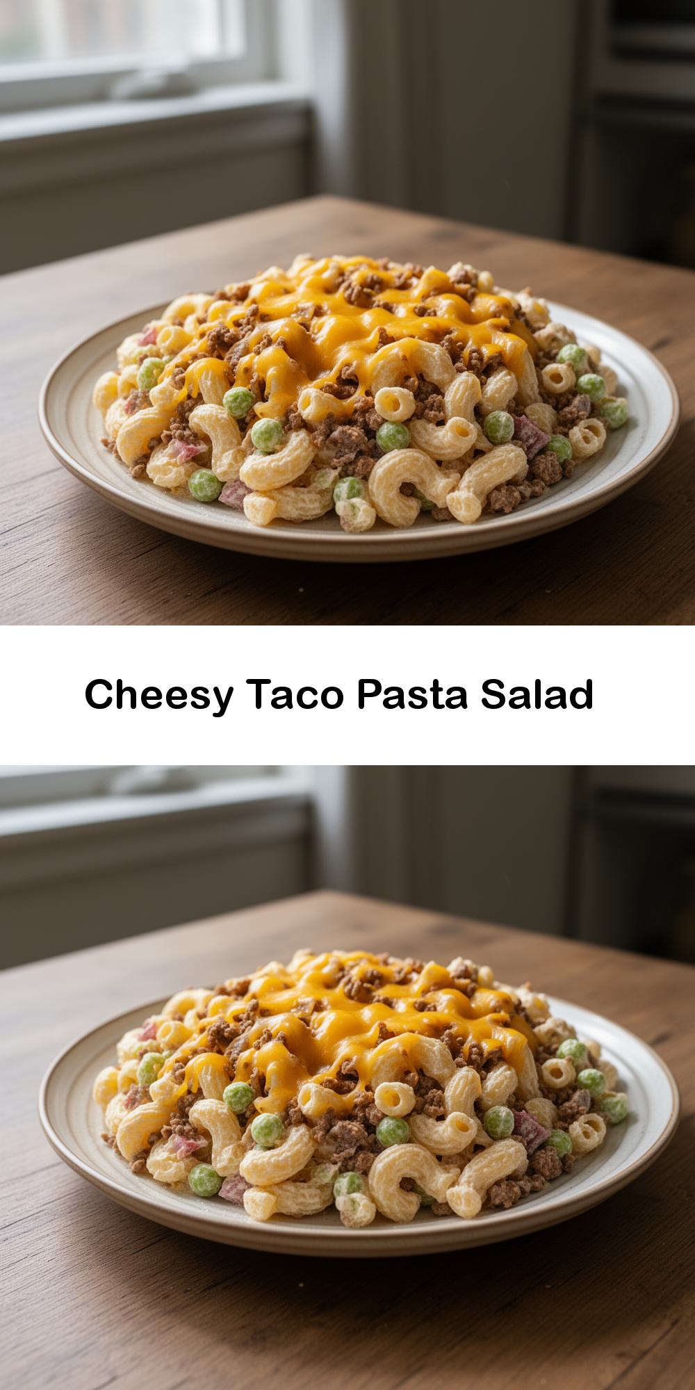 Cheesy Taco Pasta Salad