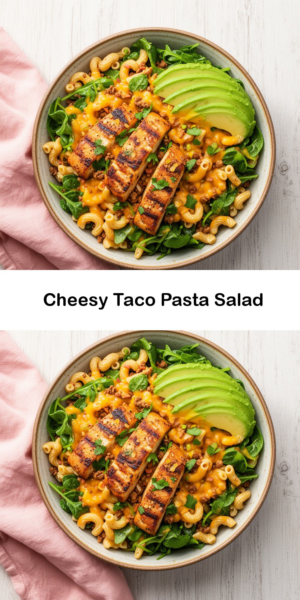Cheesy Taco Pasta Salad