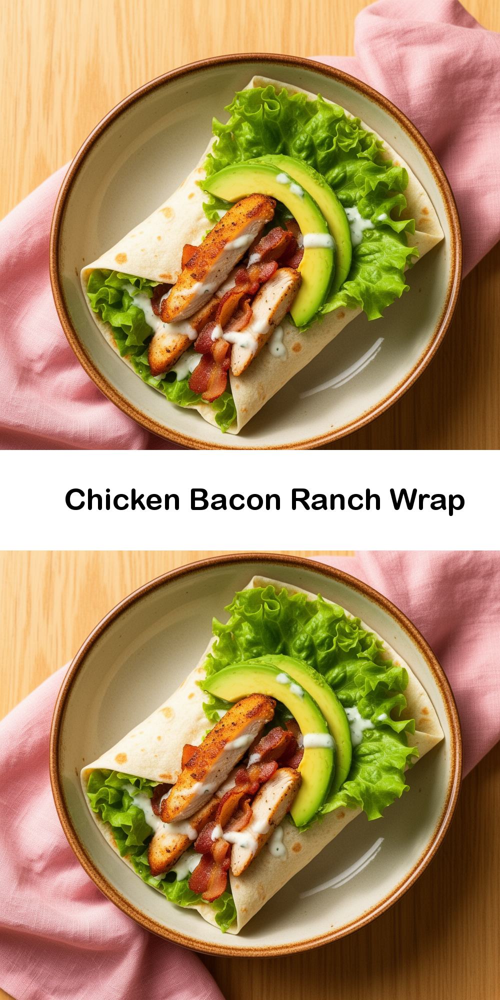 Chicken Bacon Ranch Wrap
