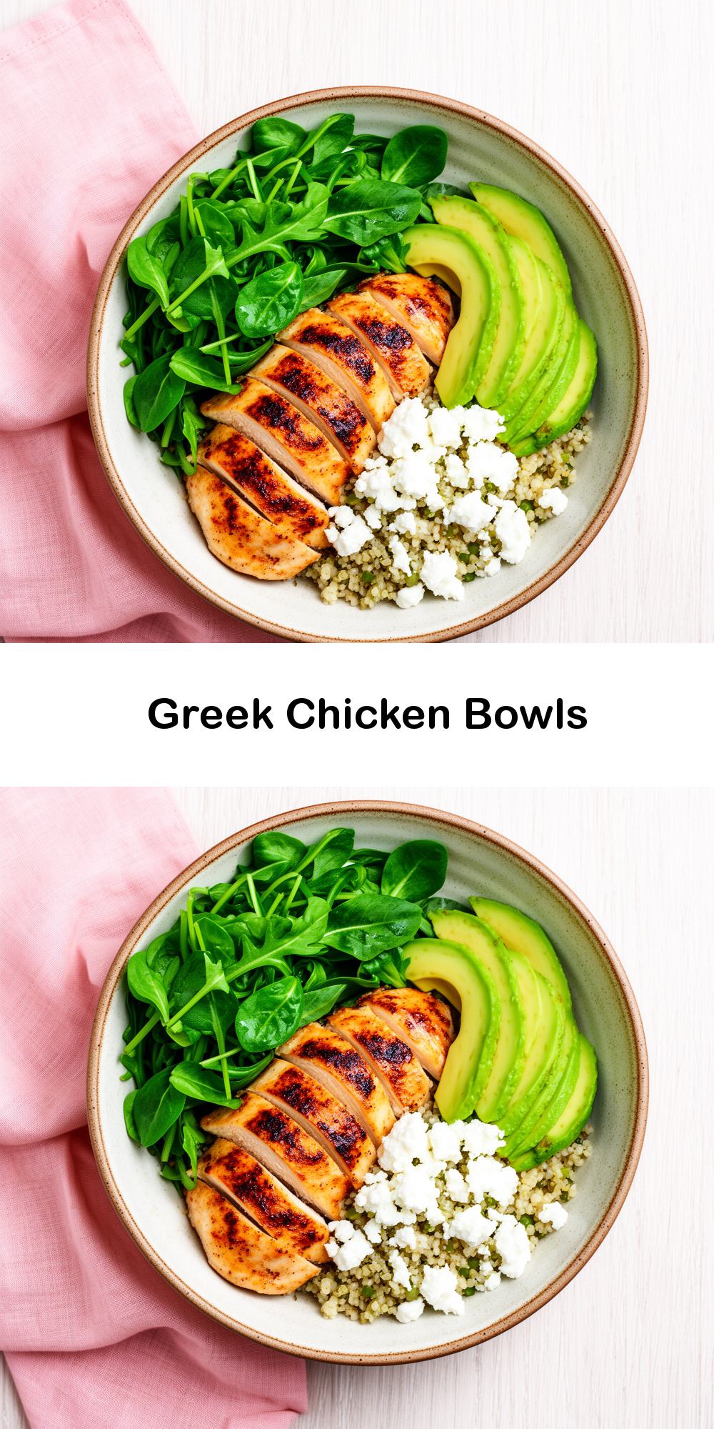 Greek Chicken Bowls