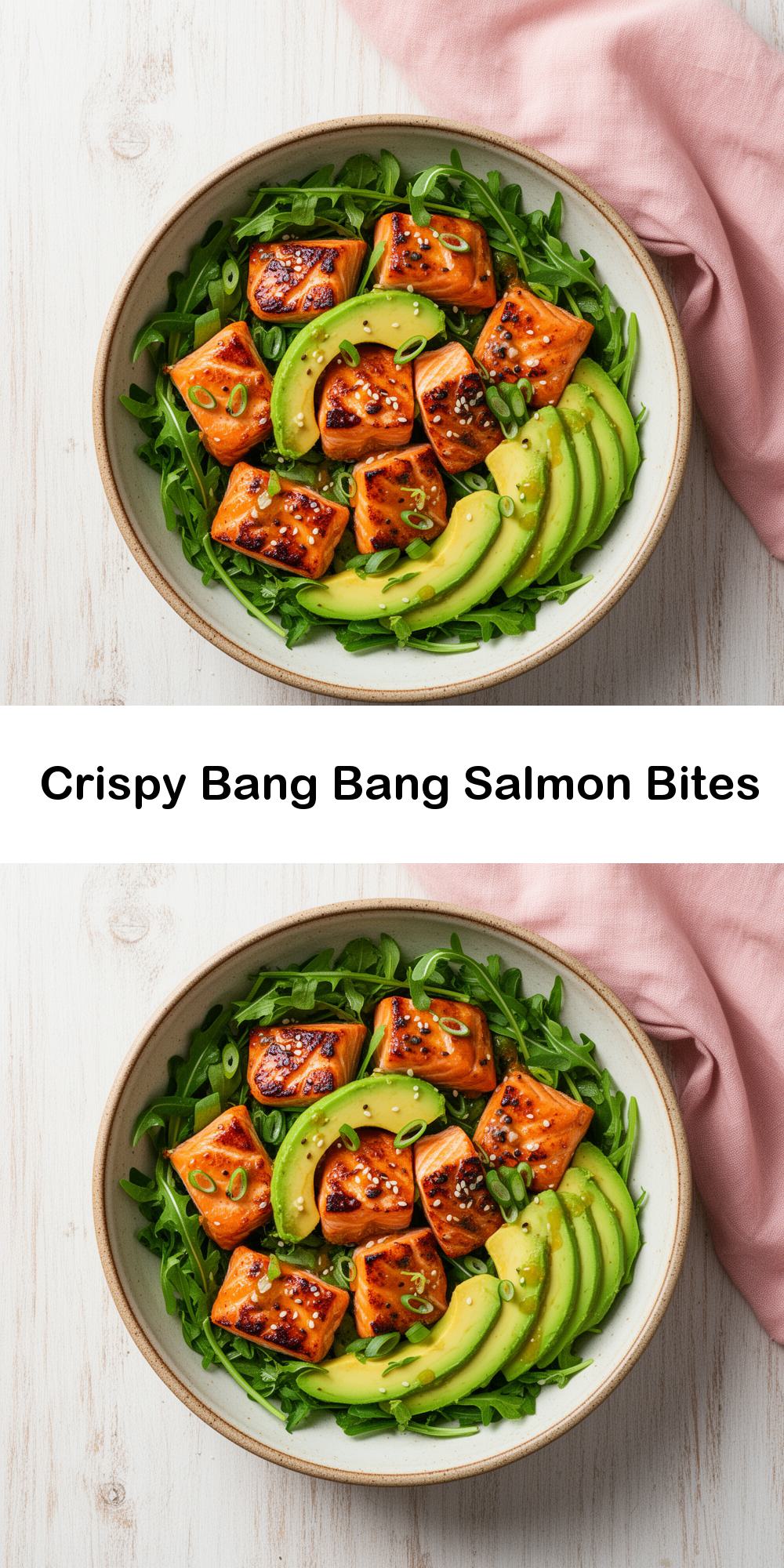 Crispy Bang Bang Salmon Bites