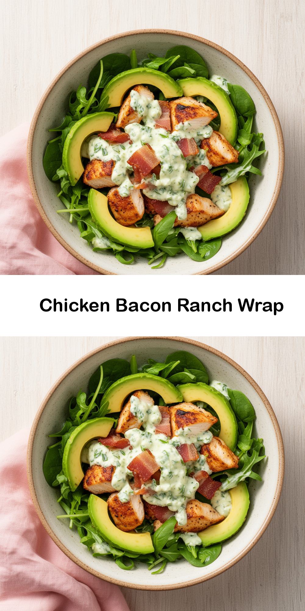 Chicken Bacon Ranch Wrap
