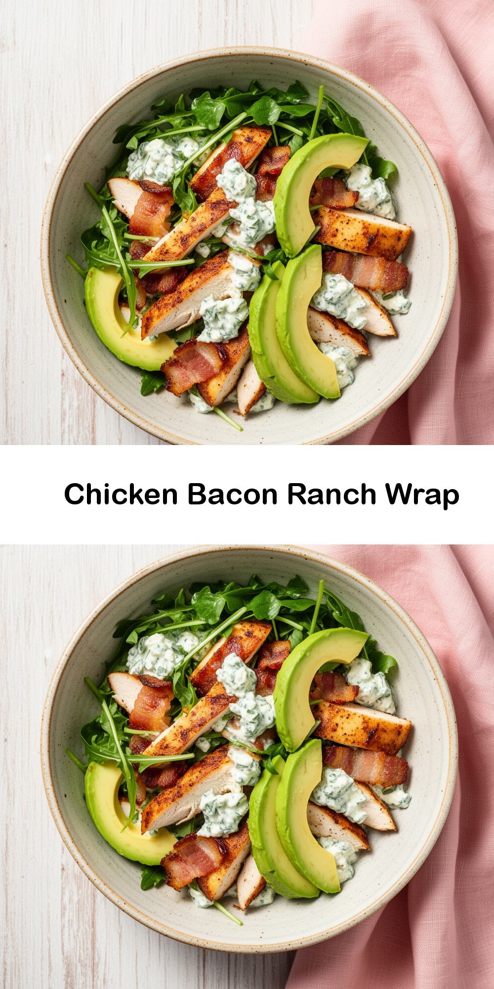 Chicken Bacon Ranch Wrap