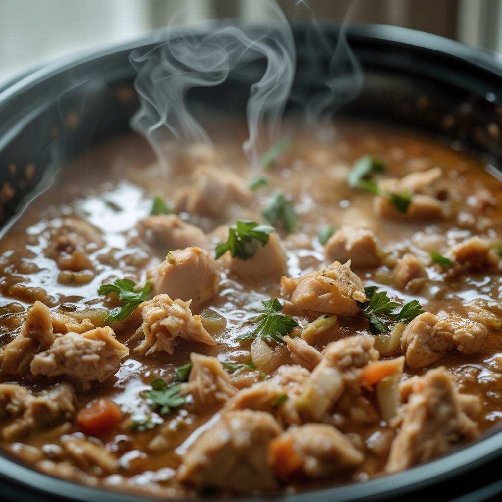 Slow Cooker Chicken and Sausage Jambalaya