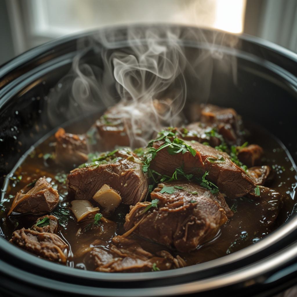slow cooker pot roast with vegetables