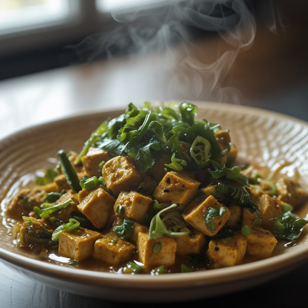 Vegan Curried Tofu Salad Recipe