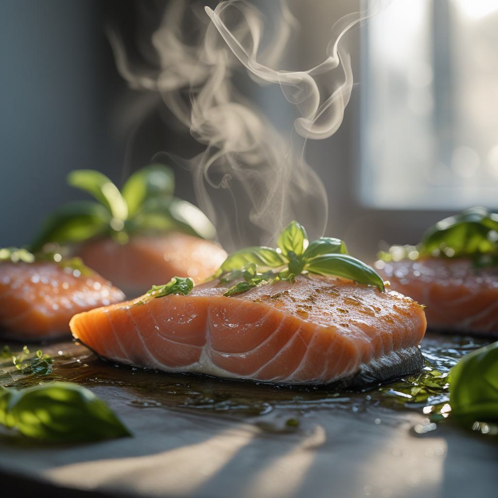 Baked Tomato Basil Salmon