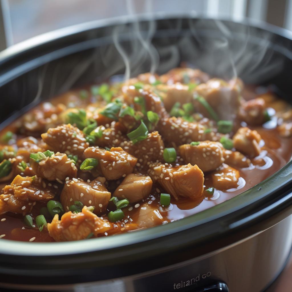 Easy dump and go slow cooker teriyaki chicken