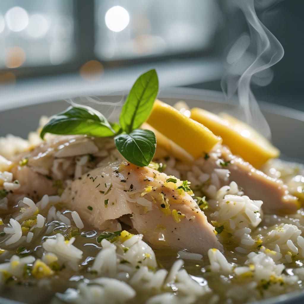 Crock Pot Lemon Herb Chicken Rice Dinner