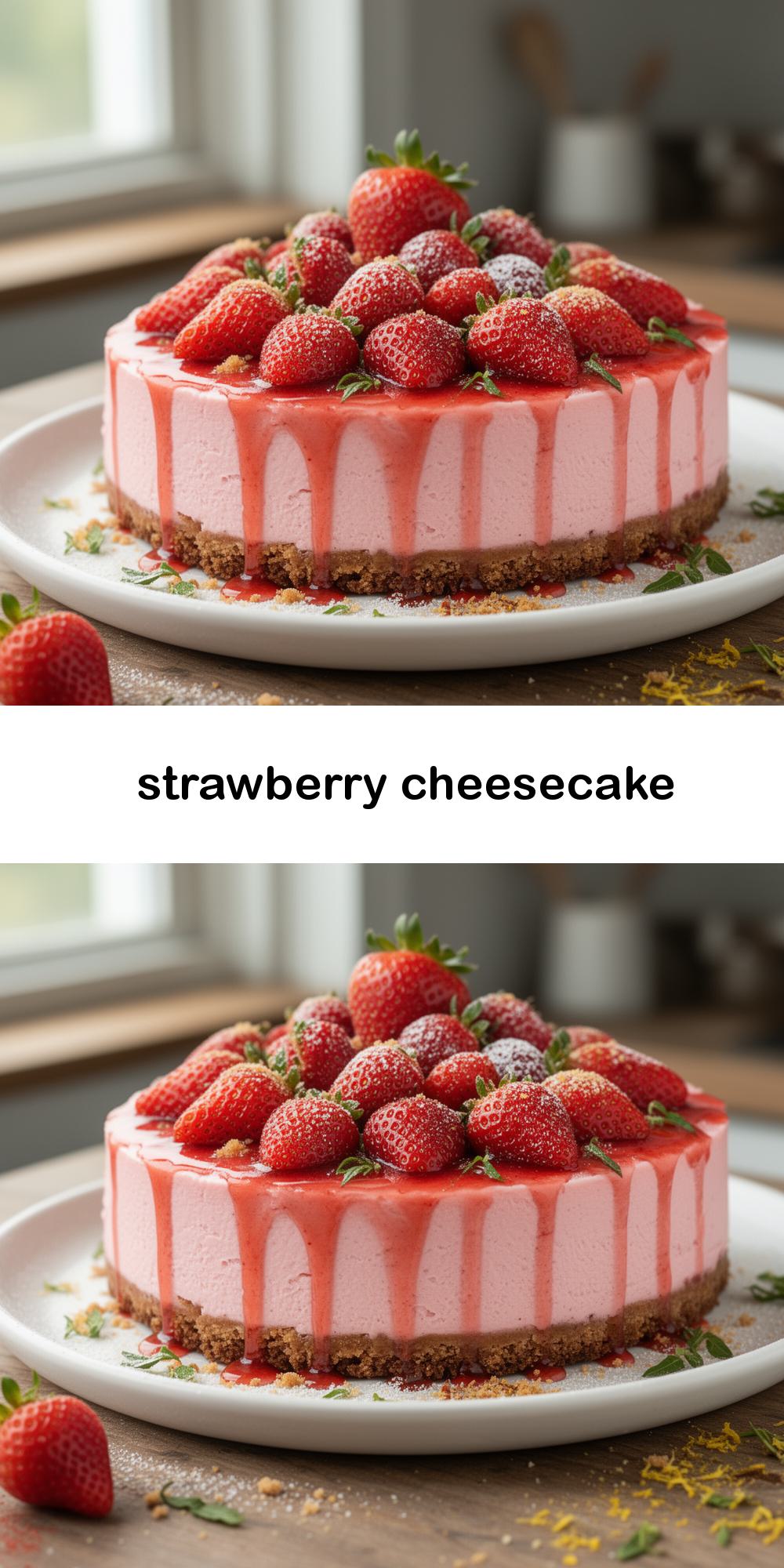strawberry cheesecake