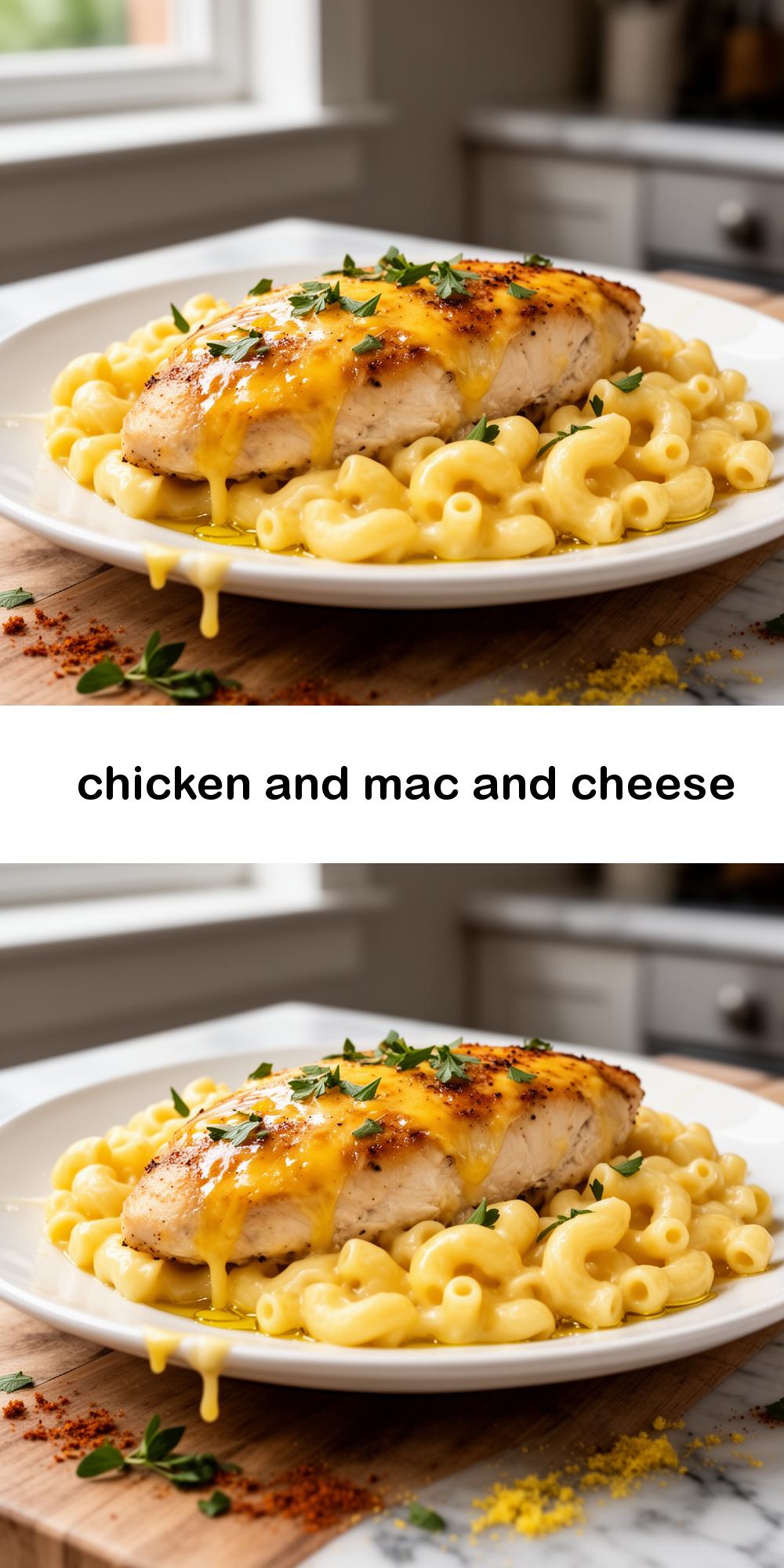 chicken and mac and cheese