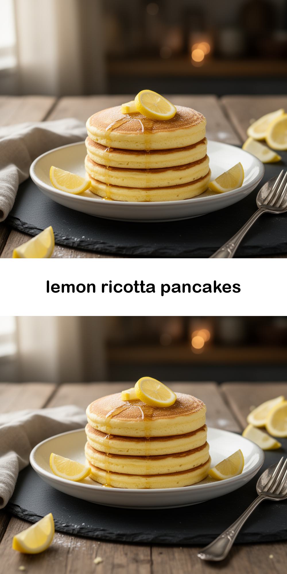 lemon ricotta pancakes