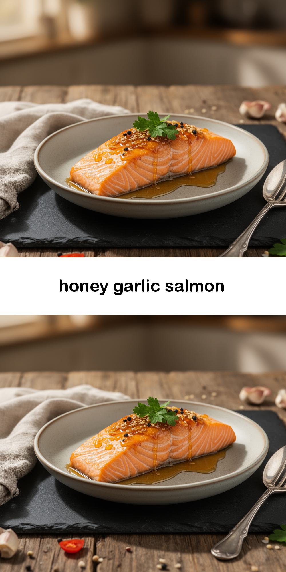 honey garlic salmon
