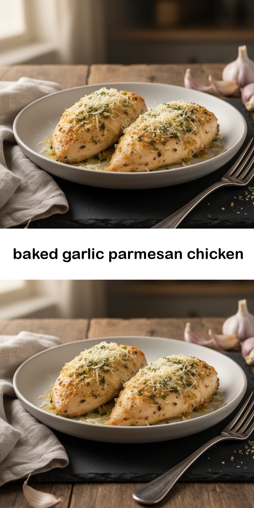 baked garlic parmesan chicken