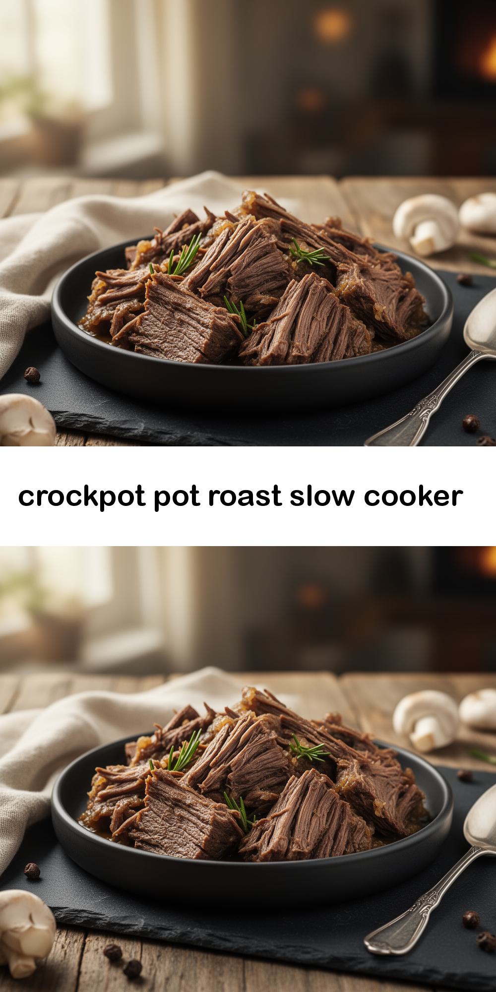 crockpot pot roast slow cooker