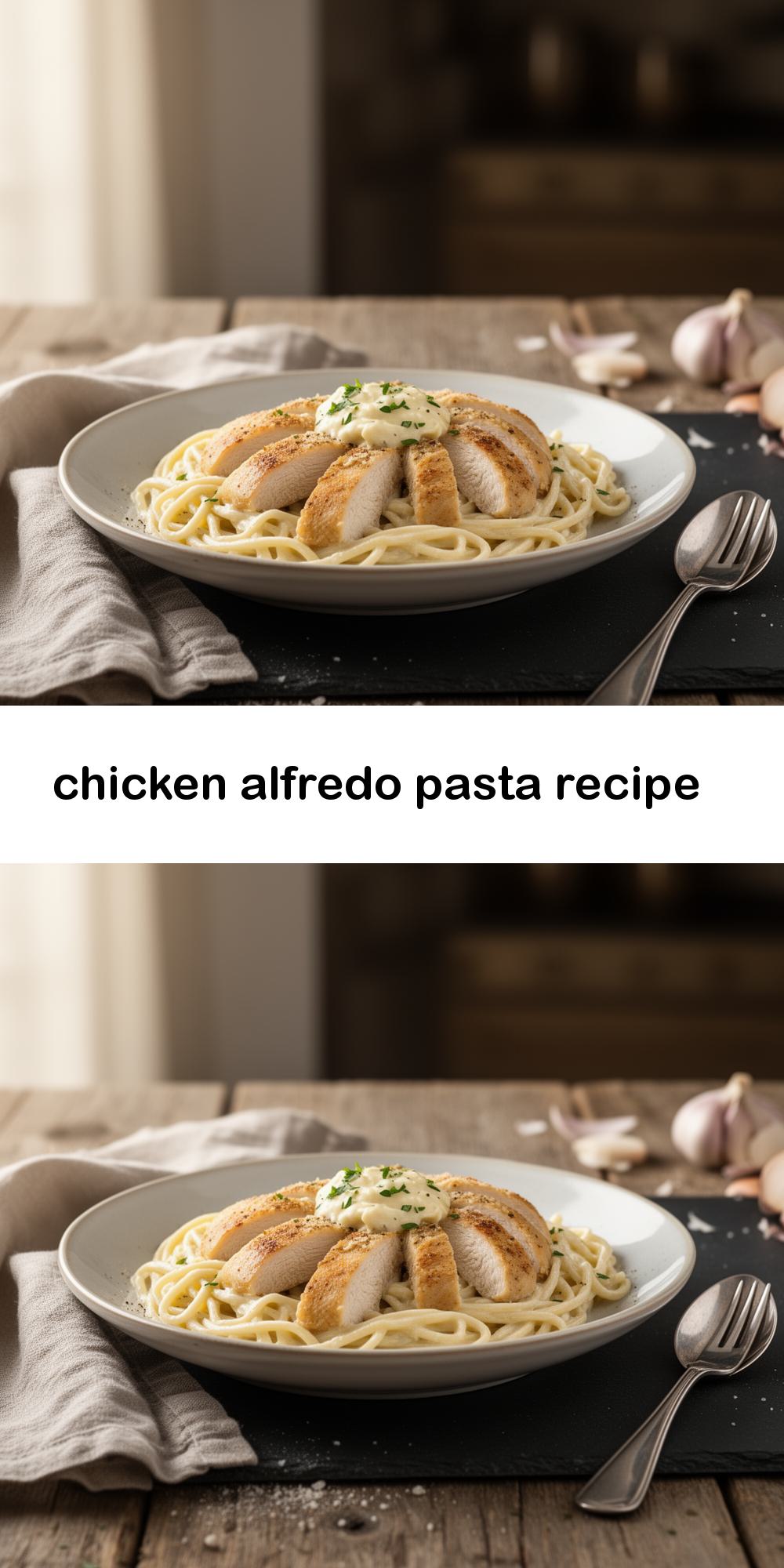 chicken alfredo pasta recipe