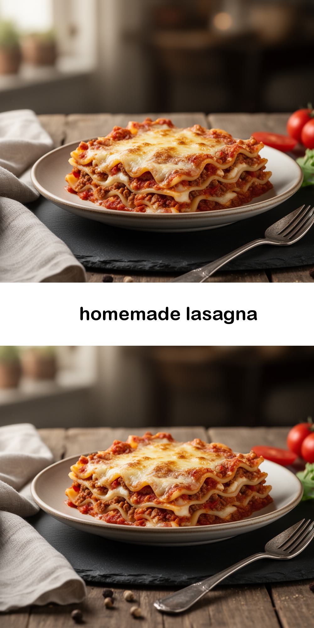 homemade lasagna