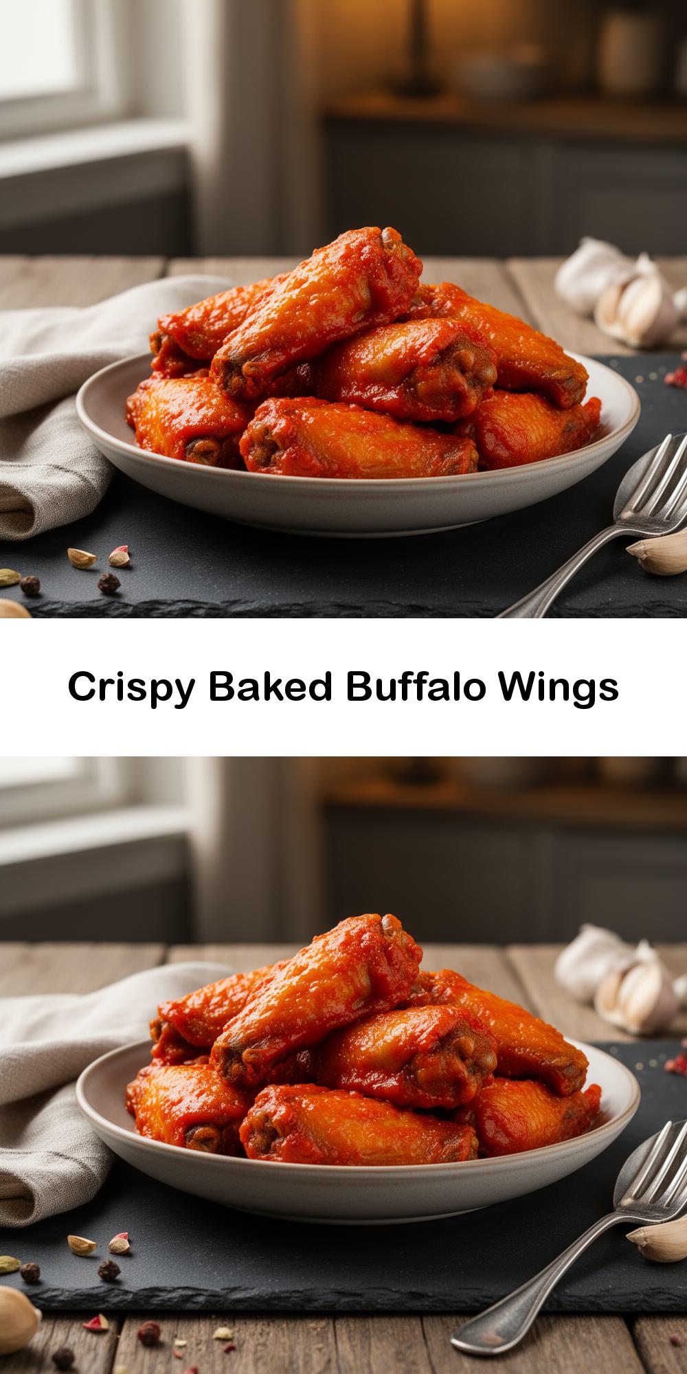 Crispy Baked Buffalo Wings
