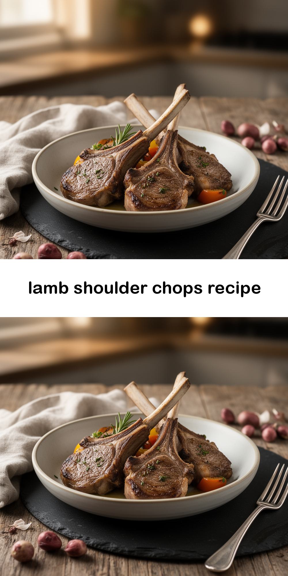 lamb shoulder chops recipe