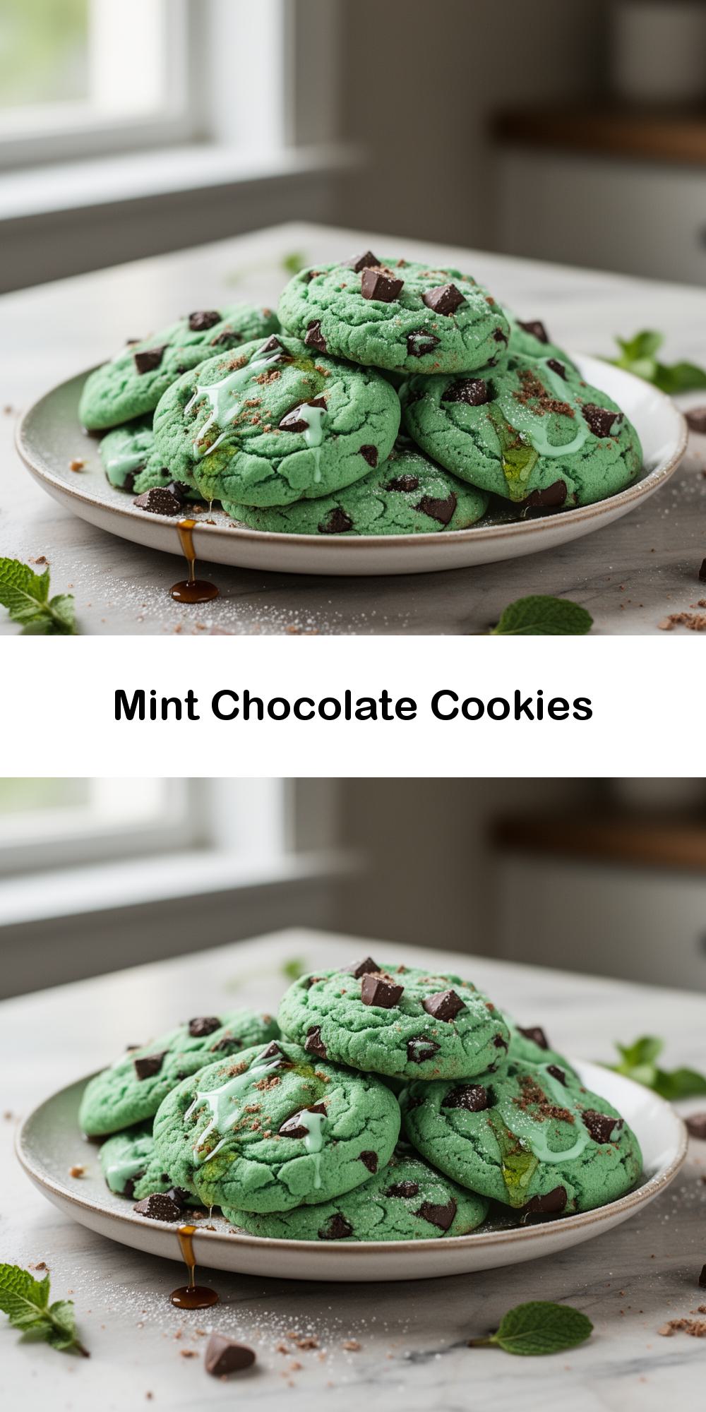 Mint Chocolate Cookies