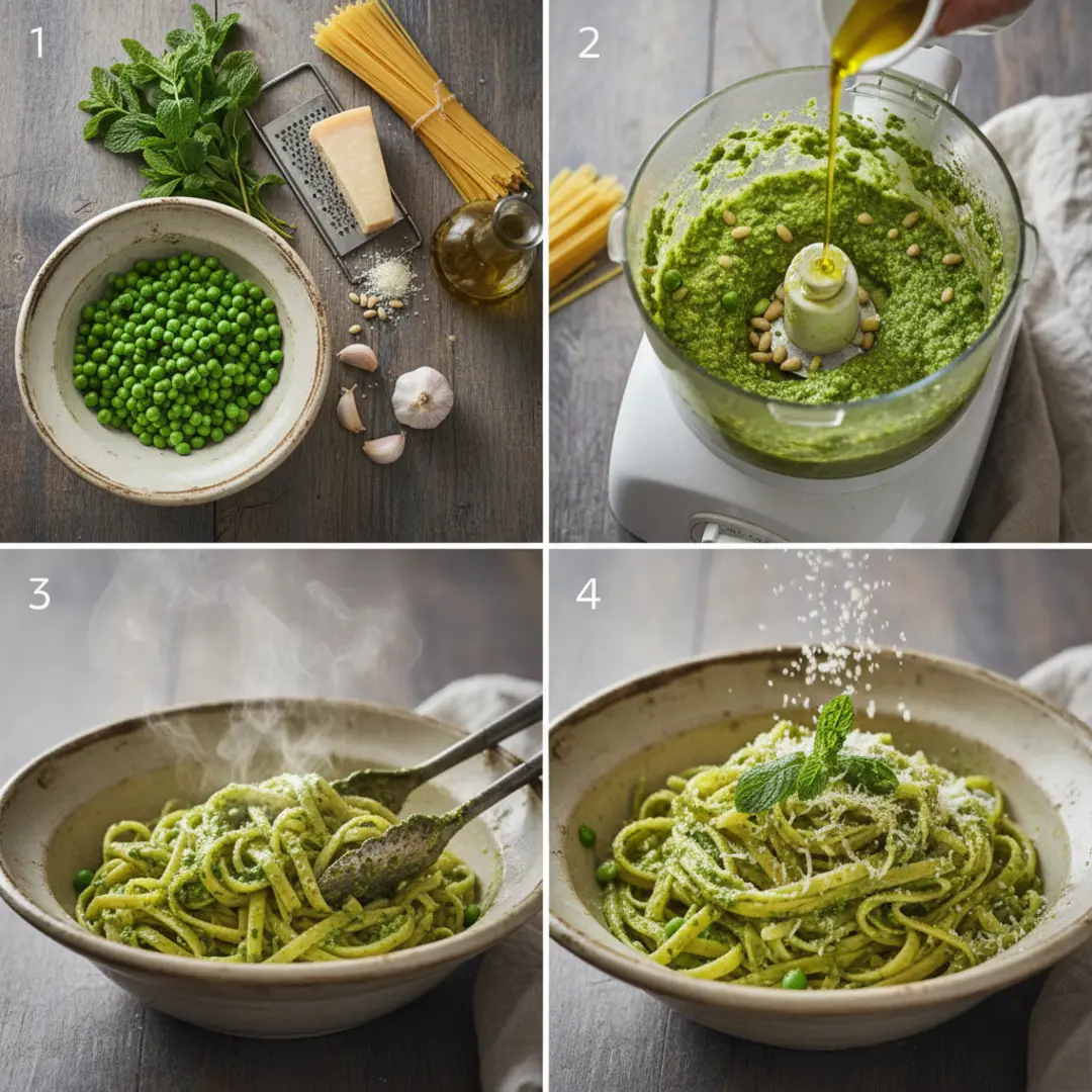 Preparation steps for Hand-Pulled Noodles